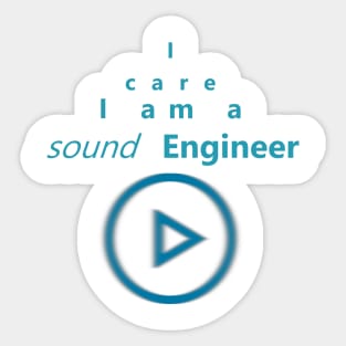 Sound Engineer Sticker